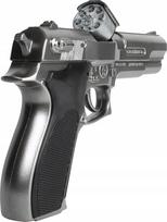 zaislinis ginklas - Gonher metalinis policijos pistoletas 45/0 - 3 nuotrauka