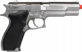 zaislinis ginklas - Gonher metalinis policijos pistoletas 45/0 - 5 nuotrauka