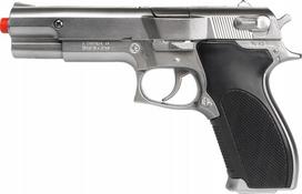 zaislinis ginklas - Gonher metalinis policijos pistoletas 45/0 - 6 nuotrauka