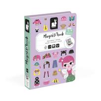 lavinamosios korteles - Janod Magnetinė dėlionė „Kostiumai mergaitėms“ Magnetibook - 4 nuotrauka