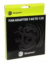 fan adapter - BitsPower Fan Adapter 140mm To 120mm Black - 2 nuotrauka