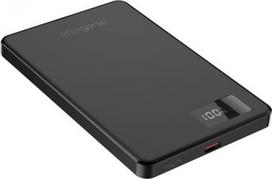 powerbank 20w - Gembird PB05-WPC15M-LCD-01 5000mAh 15W belaidis magnetinis power bank su LCD, juodas - 4 nuotrauka
