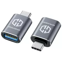 adapteriai type c - Graugear USB adapteris USB 3.2 Gen2 adapteris Type-C į Type-C Stecker - 4 nuotrauka