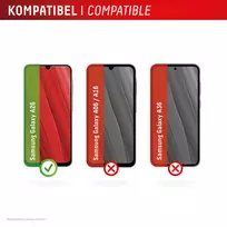 samsung galaxy a26 stikl - Displex Real Glass Samsung Galaxy A26 2D-Glass, EcoFrame - 4 nuotrauka