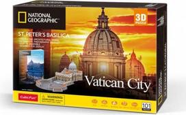 cubicfun 3d puzzle - CubicFun National Geographic St. Peter's Basilica 101 det. - 3 nuotrauka