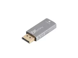 hdmi i displayport adapteris - Lanberg DisplayPort (M) į HDMI (F) adapteris 8K sidabrinės spalvos - 3 nuotrauka