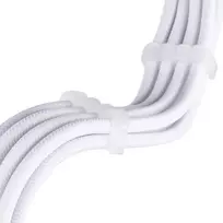 pci e 8 pin - SilverStone SST-PP07E-PCI8W-V2 6+2 pin PCI-E kabelis 0.3 m Baltas (White) - 3 nuotrauka