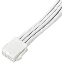 pci e 8 pin - SilverStone SST-PP07E-PCI8W-V2 6+2 pin PCI-E kabelis 0.3 m Baltas (White) - 4 nuotrauka