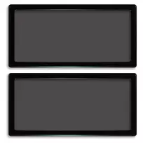 isorinis filtras - DEMCiflex Dust Filter Black DF0699 Set For DAN Cases A4-SFX - 2 nuotrauka