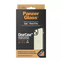 iphone 14 plus deklai - PanzerGlass "ClearCase With D30 iPhone 15 Plus" Black/ Transparent - 3 nuotrauka