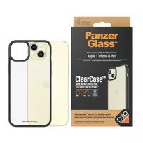iphone 14 plus deklai - PanzerGlass "ClearCase With D30 iPhone 15 Plus" Black/ Transparent - 4 nuotrauka