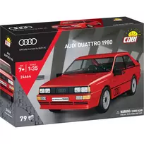 audi modeliai - COBI Audi Quattro 1980 Raudona (Red) 24664 - 3 nuotrauka
