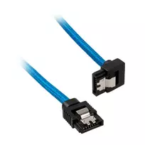 sata cable - Corsair Premium Sleeved SATA Cable 30 Blue - 2 nuotrauka
