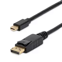 displayport 2.0 cables - StarTech MDP2DPMM10 Mini DisplayPort į DisplayPort kabelis 3 m Juodas (Black) - 5 nuotrauka
