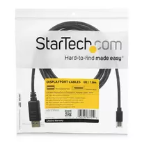 displayport 2.0 cables - StarTech MDP2DPMM10 Mini DisplayPort į DisplayPort kabelis 3 m Juodas (Black) - 6 nuotrauka