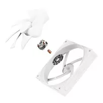 nzxt korpusas - NZXT F140P Baltas (White) Korpuso Ventiliatorius - 6 nuotrauka