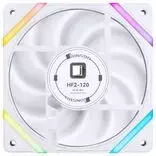 120mm fan - Jonsbo HF2-120 Fan Reverse Blade PWM ARGB 120mm White - 3 nuotrauka