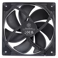 korpusas silverstone - SilverStone Vista 140 mm Black - 3 nuotrauka