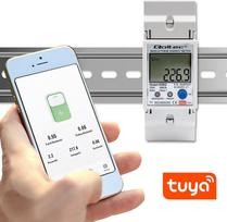 wi fi meter - Qoltec 50882 DIN bėgiui, Wi-Fi, TUYA, 230V, LCD - 7 nuotrauka