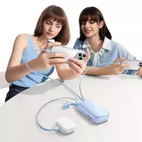 baseus power bank 45w - Baseus EnerFill FC21 QPow 3 Ultra, 10000mAh, 45W, mėlynas - 2 nuotrauka