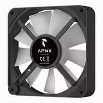 120 mm case - APNX FP2-120 PWM 120 mm Juodas (Black) Korpuso Ventiliatorius - 6 nuotrauka