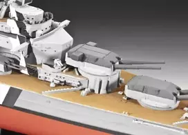 laivu modeliai - Revell Battleship Bismarck - 3 nuotrauka