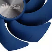 ventiliatorius 40mm - Akasa Alucia SC14 140mm Black/Blue - 2 nuotrauka