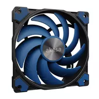 ventiliatorius 40mm - Akasa Alucia SC14 140mm Black/Blue - 5 nuotrauka