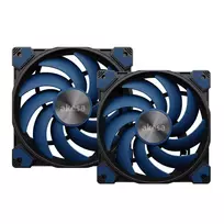 ventiliatorius 40mm - Akasa Alucia SC14 140mm Black/Blue - 7 nuotrauka