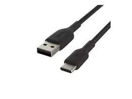 2m braided cable usb c usb a - Belkin Boost Braided USB To USB Type-C Cable 2m Black - 5 nuotrauka