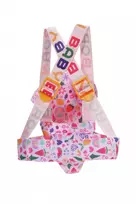 baby born - Zapf Creation BABY born Pinplay lėlės nešioklė, rožinė - 8 nuotrauka