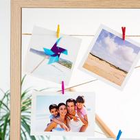 nuotrauku remeliai 40x50 - Photo frame Milano 40x50 Polaroid, natural | 21376 - 4 nuotrauka