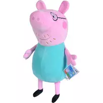 zaislai peppa pig - Pliušinis žaislas Simba Peppa Pig Papa, mėlynas/rožinis, 37 cm - 2 nuotrauka