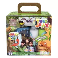 piesimo rinkinys - Tuban Tubi Jelly rinkinys su dinozaurais ir mini akvariumu TU3338, 6 spalvų - 2 nuotrauka