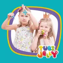 piesimo rinkinys - Tuban Tubi Jelly rinkinys su dinozaurais ir mini akvariumu TU3338, 6 spalvų - 5 nuotrauka