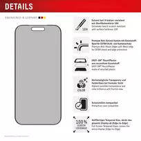 apple vision pro - Displex Apple iPhone 17 Pro Privacy Screen Glass Full Cover MM - 8 nuotrauka