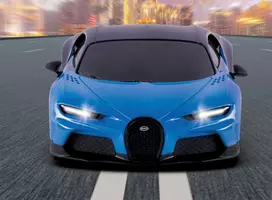 rc automobilis - Revell RC Scale Car Bugatti Chiron Mėlynas (Blue) - 4 nuotrauka