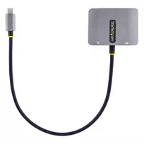 senukai vga hdmi - Adapteris StarTech USB-C - HDMI/VGA USB-C male, HDMI/VGA female, pilka - 6 nuotrauka