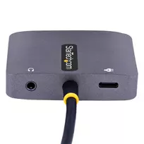 senukai vga hdmi - Adapteris StarTech USB-C - HDMI/VGA USB-C male, HDMI/VGA female, pilka - 7 nuotrauka