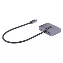 senukai vga hdmi - Adapteris StarTech USB-C - HDMI/VGA USB-C male, HDMI/VGA female, pilka - 9 nuotrauka