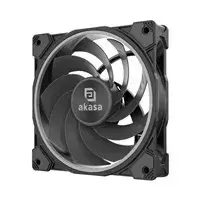 rgb korpuso - Akasa SOHO AR12 Reverse PWM Fan RGB 120 mm Black - 5 nuotrauka