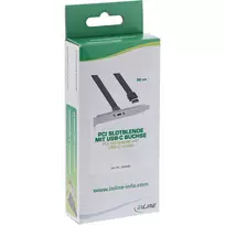m.2 key - InLine USB Type-C į USB 3.1 priekinio skydelio laikiklis 0.3m Juodas (Black) - 2 nuotrauka