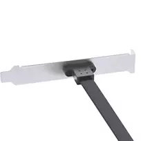 m.2 key - InLine USB Type-C į USB 3.1 priekinio skydelio laikiklis 0.3m Juodas (Black) - 3 nuotrauka