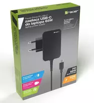 nesiojamu kompiuteriu laidai - Nešiojamojo kompiuterio įkroviklis TRACER Prime 65W USB-C - 3 nuotrauka