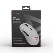 rgb mouse - Savio Rift White RGB (Balta) - 5 nuotrauka