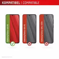 samsung galaxy s25 fe deklas - Displex Real Glass S25 FE Screen Protector (2D) + Case - 3 nuotrauka