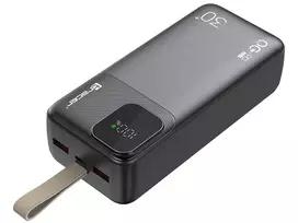 power bank 30 w - Tracer Prime-V3 30000mAh QC22.5W+PD20W Power Bank, juodas (black) - 4 nuotrauka