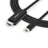 displayport kabelis 4k - Adapteris StarTech Mini DisplayPort to HDMI MDP2HDMM3MB, juoda, 3 m - 3 nuotrauka