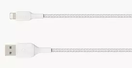 usb 3 a to usb a - Belkin Boost Charge Braided Lightning to USB-A Cable 3m White - 4 nuotrauka