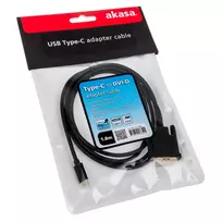 dvi kabelis - Akasa Type-C To DCI-D Adapter Cable 1.8m - 2 nuotrauka
